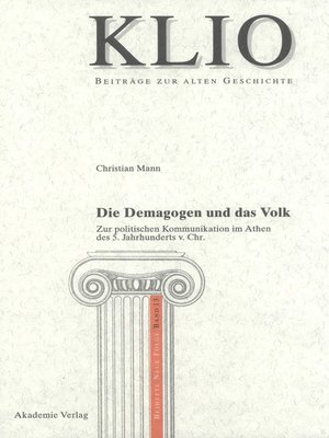 cover image of Die Demagogen und das Volk